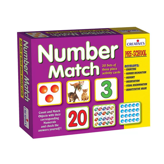 Creative's Number Match, Pre School Learning