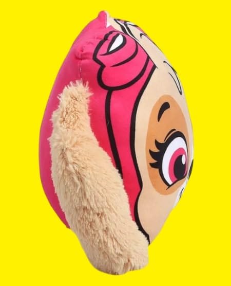 Skye Face Cushion Plush - Huggable Paw Patrol Soft Toy Pillow 42cm