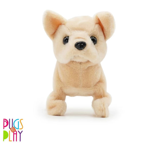 Rowan Fuzzbuzz Ms Chili The Chihuahua Walking Dog Stuffed Toy, Cute Plushie