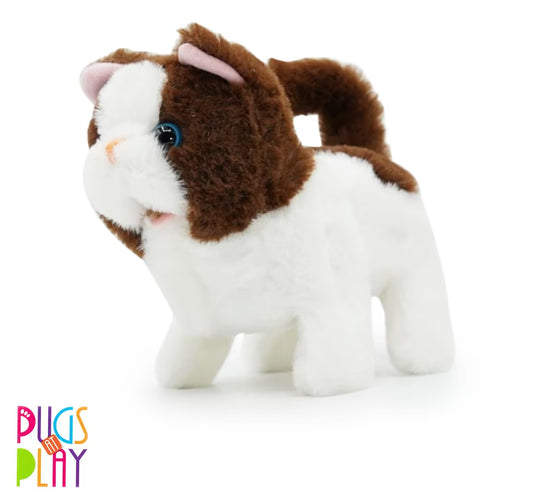 Rowan FuzzBuzz Cat Pets Bella Walking Cat, Plushie