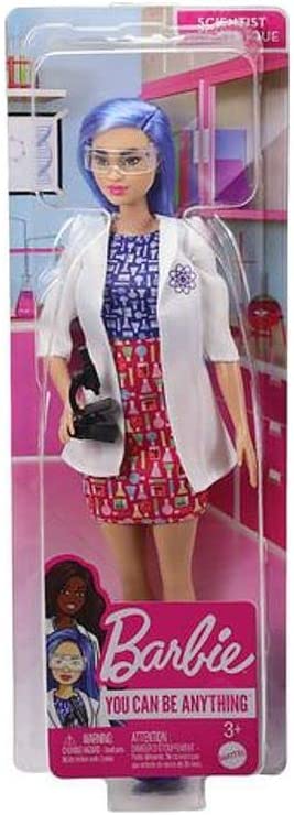Barbie 12 Inch Blue Hair Scientist Doll & Accessories
