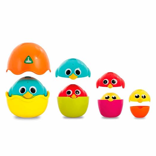 ELC Stacking Chicks Multicolour Baby Toy for Fun Nesting Play 9M