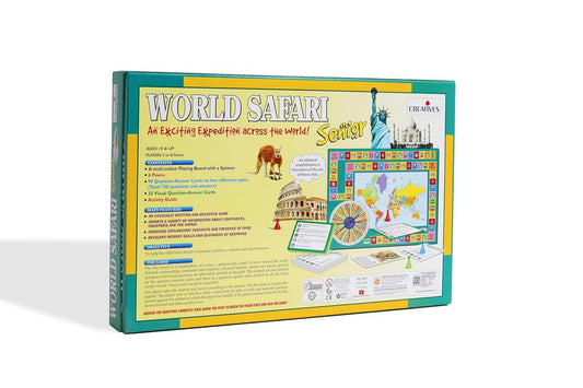 Creative's World Safari-Senion, Family Board Game, Expedition Across The World