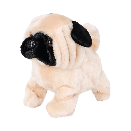 Rowan Fuzzbuzz Peanut Walking Dog Stuffed Toy, Cute Plushie