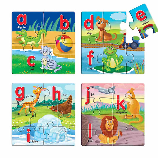 Creative Kids 's Early Puzzles Step Ii, Alphabet A to L, Multi Color
