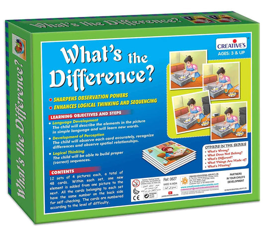Creative’s What’s The Difference, Preschool Learning Activity Games