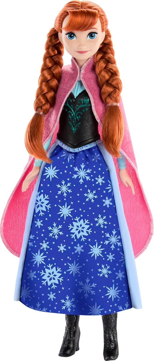 Mattel Disney Frozen Anna Magical Color-Change Skirt Fashion Doll, Inspired by Disney Movie