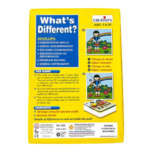 Creative’s What’s Different, Observation Skills for Kids