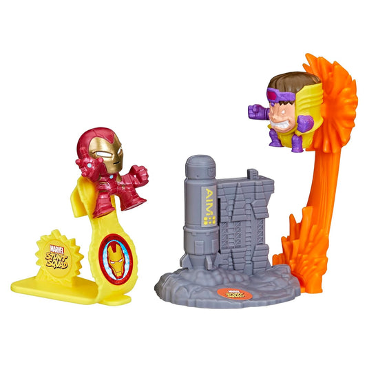 Marvel Stunt Squad Iron Man Vs. M.O.D.O.K. Playset