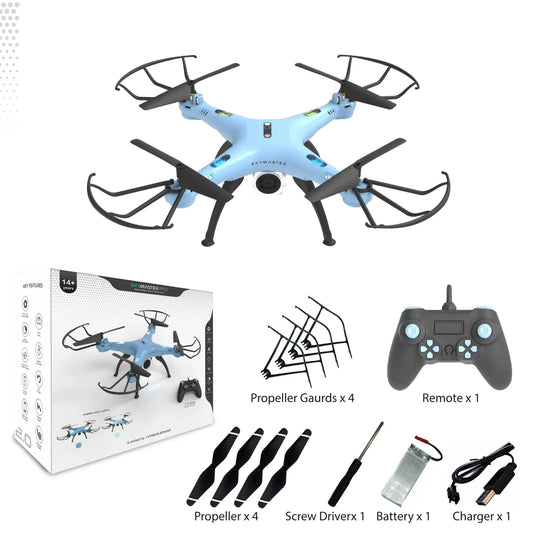 Electrobotic Sky Master Pro 2.4 GHZ Altitude Holding Camera Drone 720p HD