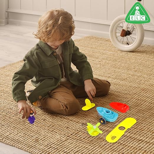 ELC Build & Play Aeroplane – DIY Assembly Toy for Kids, Multicolor, 18M+
