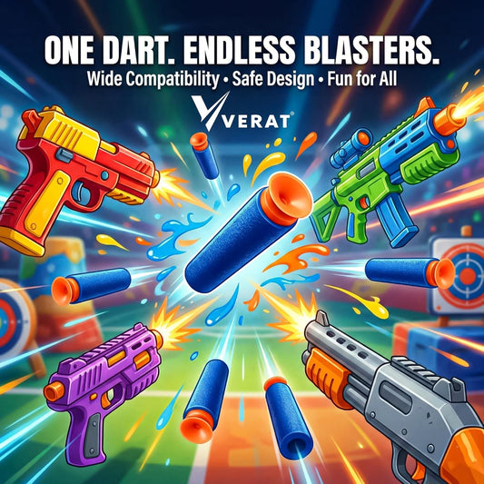 Aditi Toys Vacuum Soft Bullet 20 Pcs Darts & Plastic Bullets