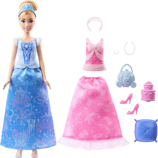 Disney Princess Fashion Storytelling Doll 2 in 1Assortment