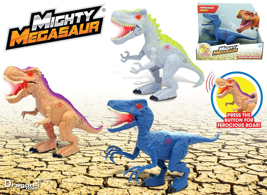 Dragon-I T-Rex Mighty Megasaur 9” Light And Sound Dinosaur