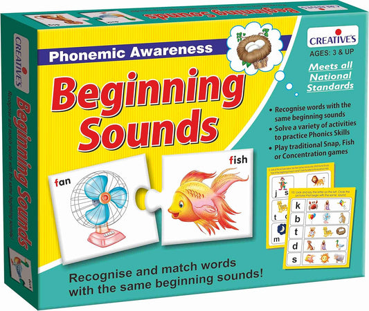 Creative's Educational Beginning Sounds Consonants Plastic Box