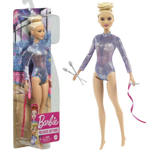 Barbie Rhythmic Gymnast 12 Inch Fashion Doll with Blonde Hair & Brown Eyes