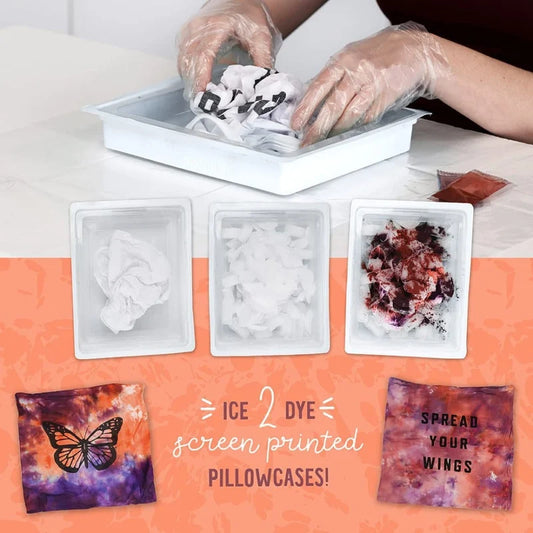 Doodle Hog Spread Your Wings Tie Dye Pillow kit
