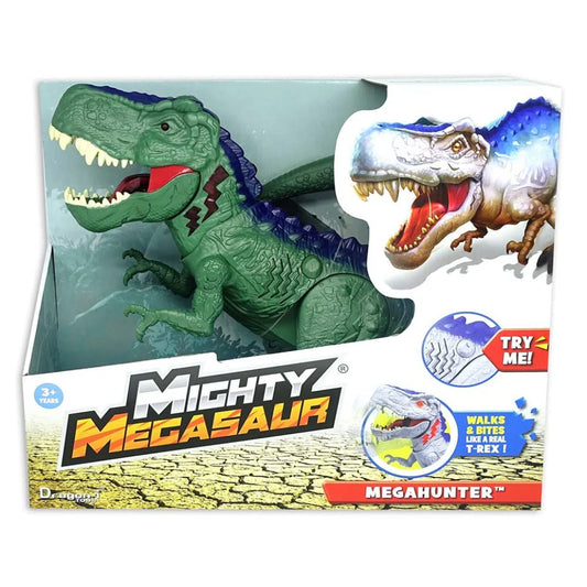 Dragon-I Mighty Megasaur T-Rex Megahunter Green With Light and Sound