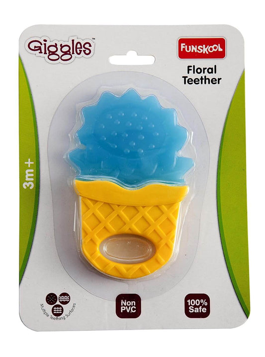 Giggles Floral Teether(Mix Color)
