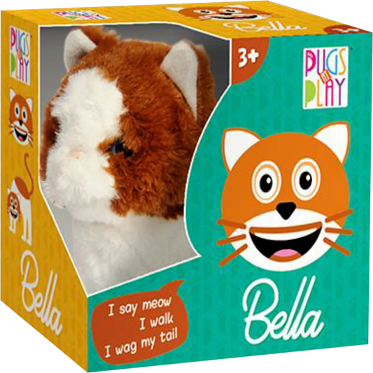 Rowan FuzzBuzz Cat Pets Bella Walking Cat, Plushie
