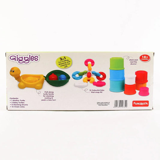 Giggles Pull Stack N Link Toy Set