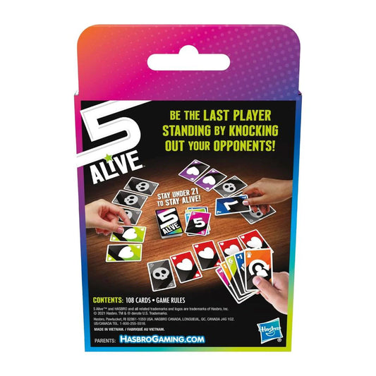 Hasbro 5 Alive Card Game
