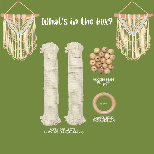 KALAKARM Macrame Plant Hanger Kit