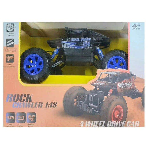 Rock Crawler 4x4 Off Roader RC Car, Multicolor