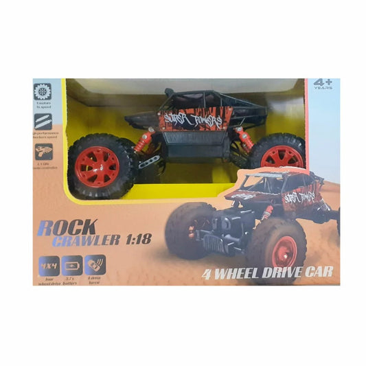 Rock Crawler 4x4 Off Roader RC Car, Multicolor