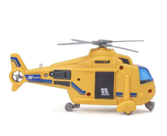 Dickie Toys Rescue Copter, Light & Sound Vehicle for Kids