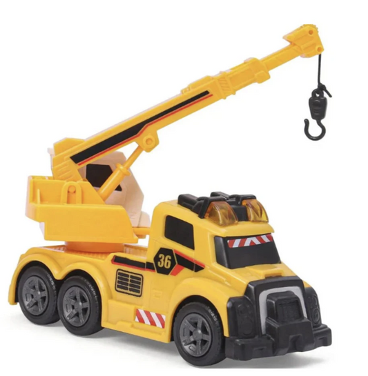 Dickie Toys Mobile Crane, Light & Sound Vehicle for Kids