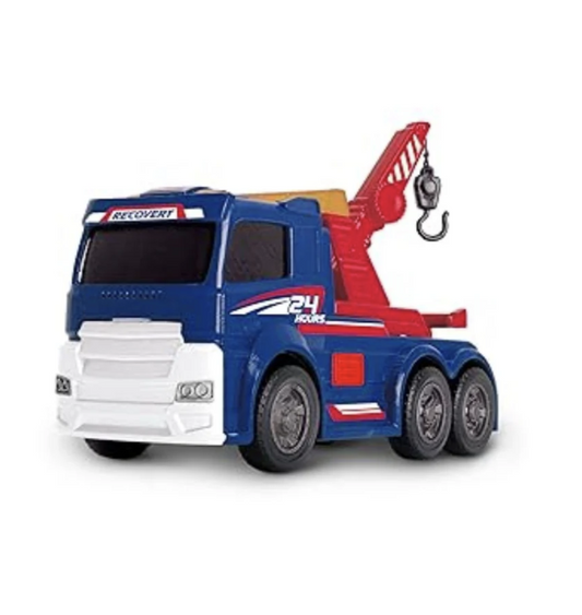 Dickie Toys Tow Truck, Light & Sound Vehicle for Kids