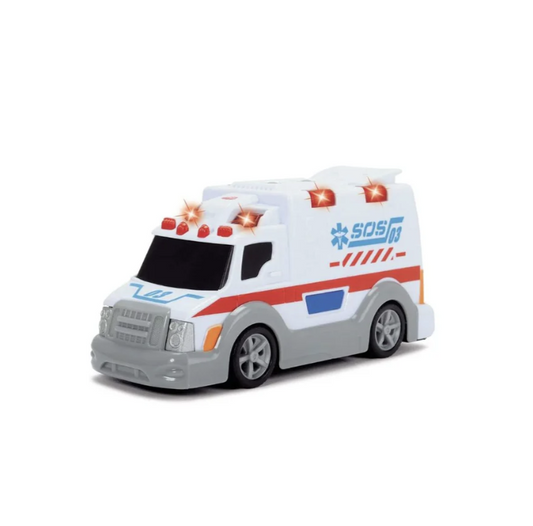 Dickie Toys Ambulance, Light & Sound Vehicle for Kids