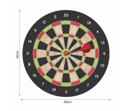 Aditi Magnetic Dart Board with Darts Large