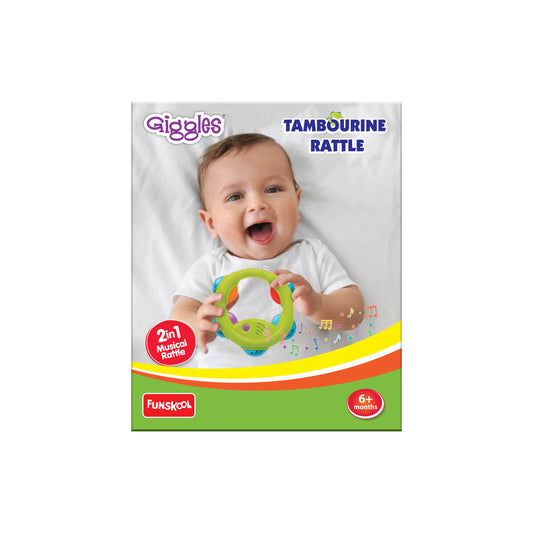 Giggles Tambourine Rattle