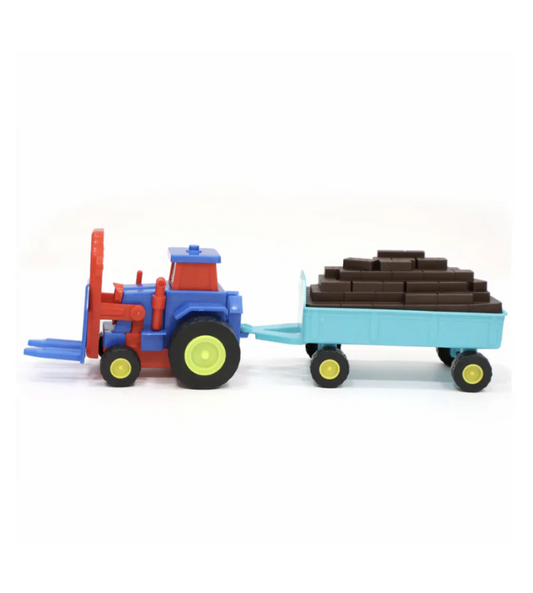 Aditi Friction Tractor Toy With Logs/Bricks