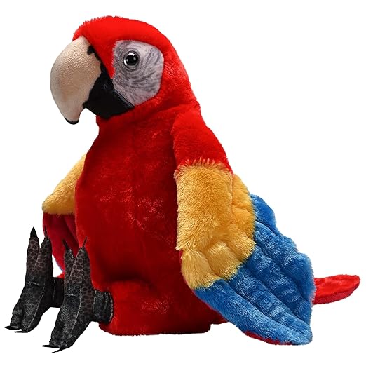 Wild Republic MACAW SCARLET Stuffed Animal