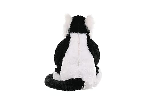 Wild Republic BLACK WHITE RUFFED LEMUR Stuffed Animal
