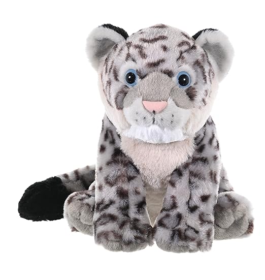 Wild Republic LEOPARD SNOW CUB Stuffed Animal