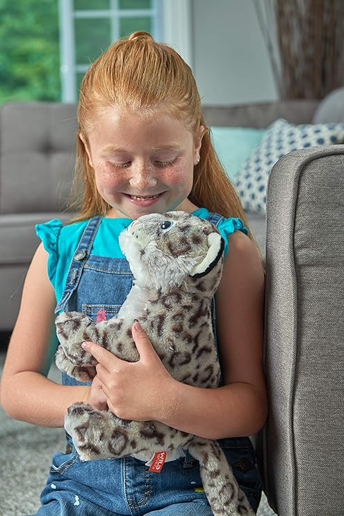 Wild Republic LEOPARD SNOW CUB Stuffed Animal