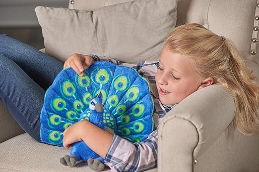 Wild Republic MINI PEACOCK Stuffed Animal