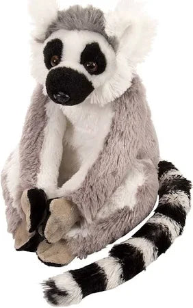 Wild Republic TAILED LEMUR Stuffed Animal