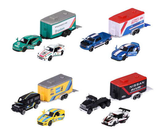 Majorette Race Trailer Series - Porsche Tycan Turbo S+934