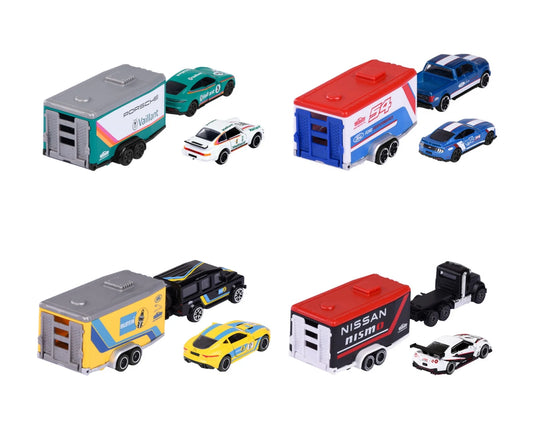 Majorette Porsche Race Trailer Assortment -Porsche Taycan Turbo S +917
