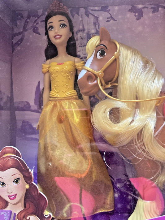 Disney Princess Belle and Philippe Playset NEW JBG01