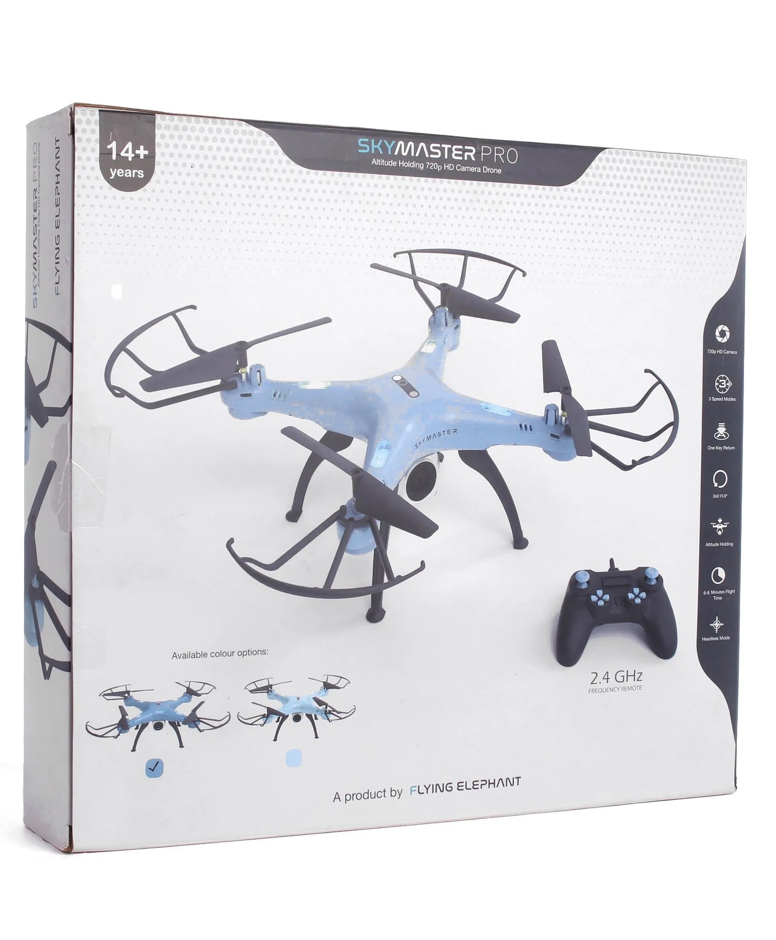 Electrobotic Sky Master Pro 2.4 GHZ Altitude Holding Camera Drone 720p HD