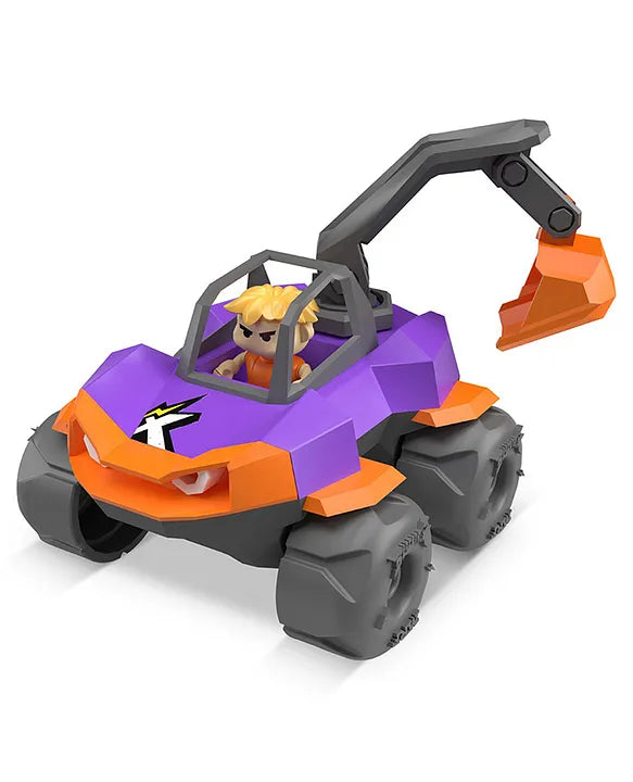 Funskool Blazetrix Buzz Claw, Friction Construction Toy Vehicle