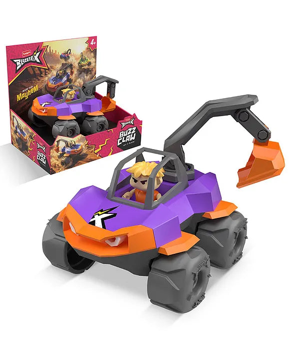 Funskool Blazetrix Buzz Claw, Friction Construction Toy Vehicle