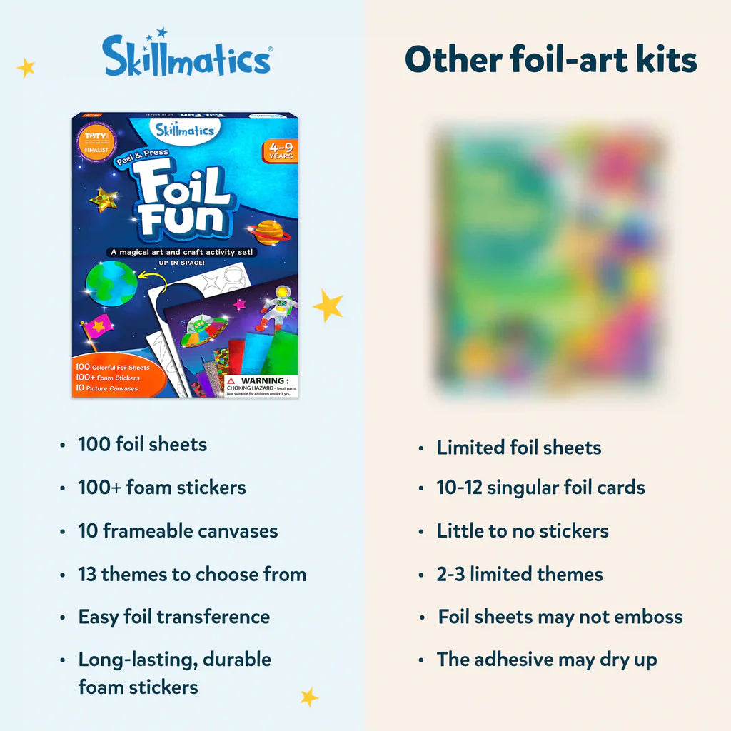 Skillmatics Foil Fun - Up in Space Kit