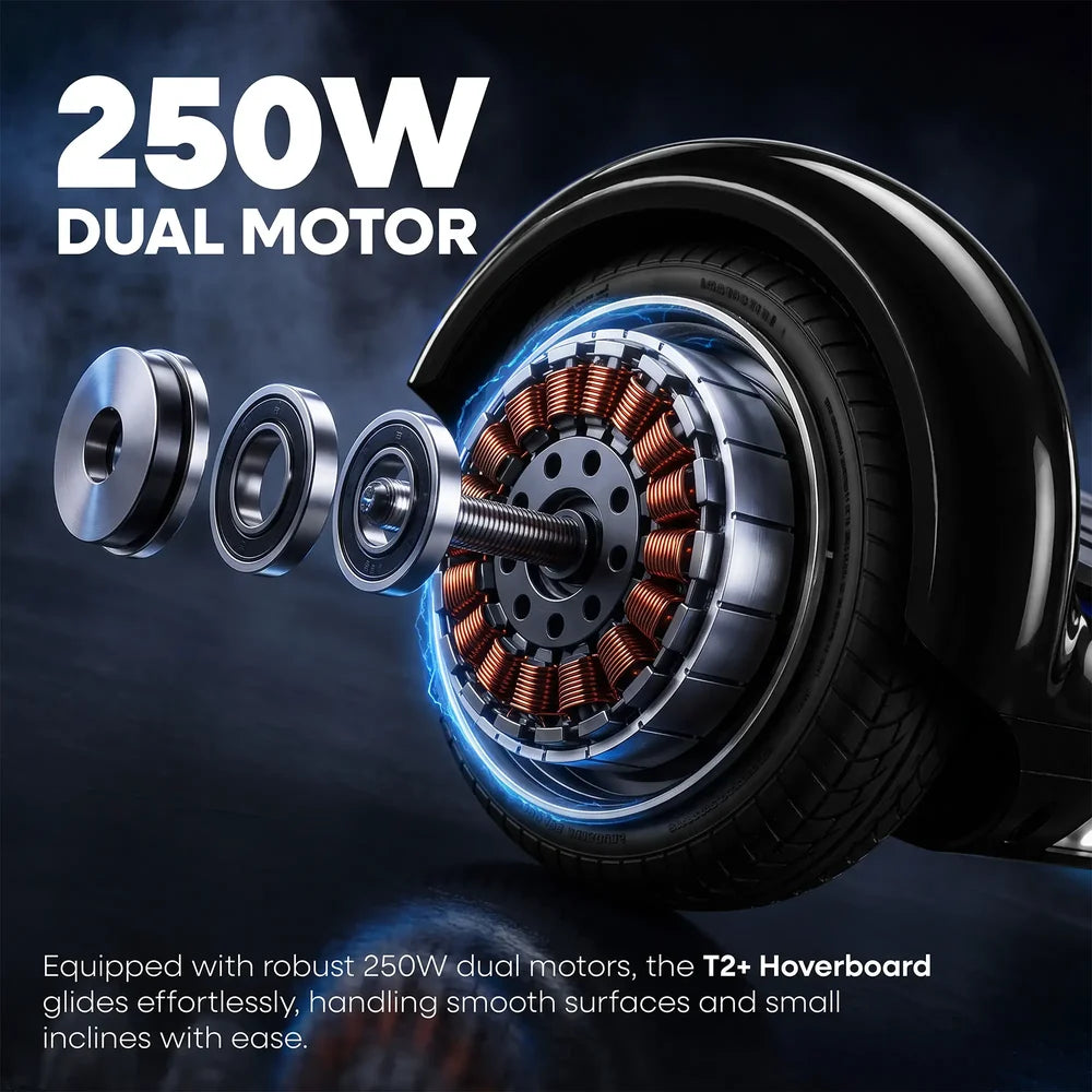 Tygatec T2 Auto Balancing Hoverboard for kids 6+ years
